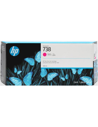 HP 738 300-ML MAGENTA DESIGNJET