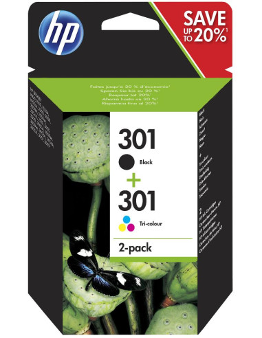 HP 301 COMBO NERO TRICROMIA HP 301