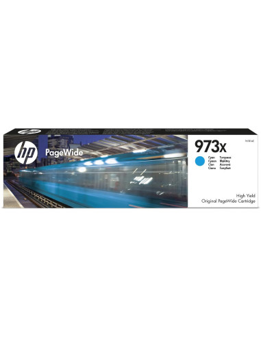 HP 973X HIGH YIELD CYAN PAGEWIDE