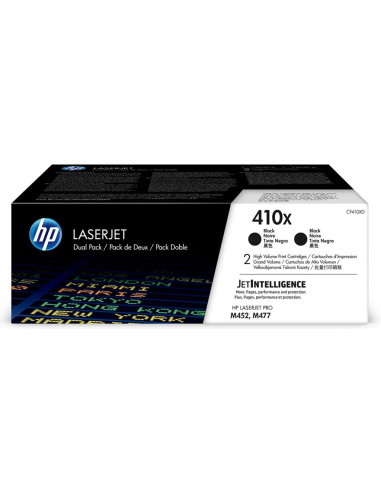 HP410X 2PACK HIGH YIELD BLACK TONER