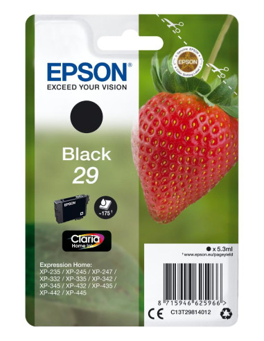 CART INCH NERO FRAGOLA SERIE 29