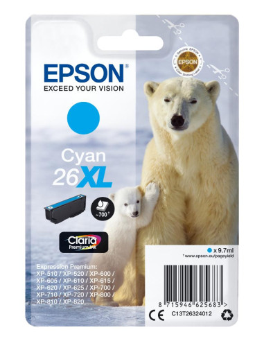 CART INK ORSO POLARE CIANO XL