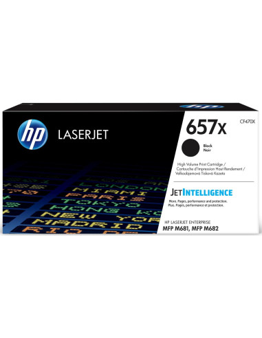 HP 657X HIGH YIELD BLACK TONER
