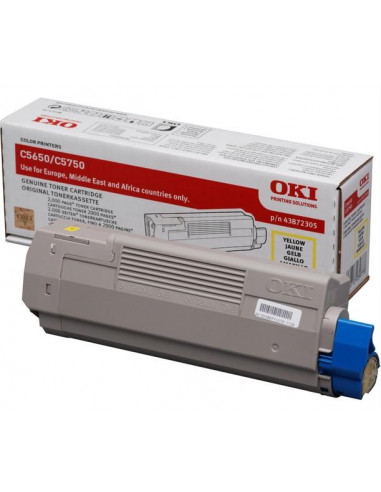 TONER GIALLO C5650/5750 2000 PAG