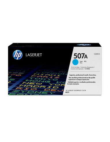 HP 507A CYAN LASERJET TONER CARTRID