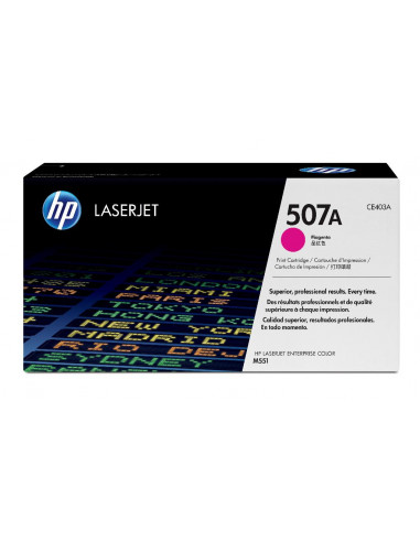 HP 507A MAGENTA LASERJET TONER CART