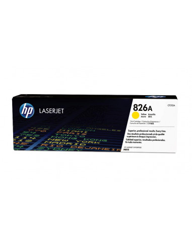 HP 826A YELLOW LASERJET TONER CARTR