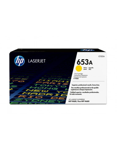 HP 653A YELLOW LASERJET TONER CARTR