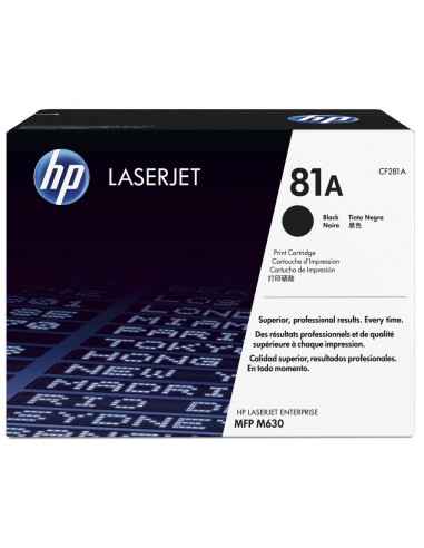 HP 81A BLACK LASERJET TONER CARTRID