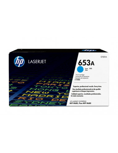 HP 653A CYAN LASERJET TONER CARTRID