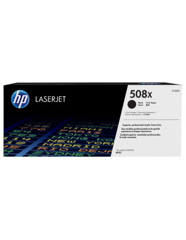 HP 508X BLACK LASERJET TONER CARTRI