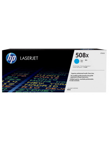 HP 508X CYAN LASERJET TONER CARTRID