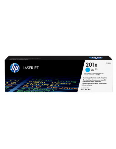 HP 201X CYAN LASERJET TONER CARTRID