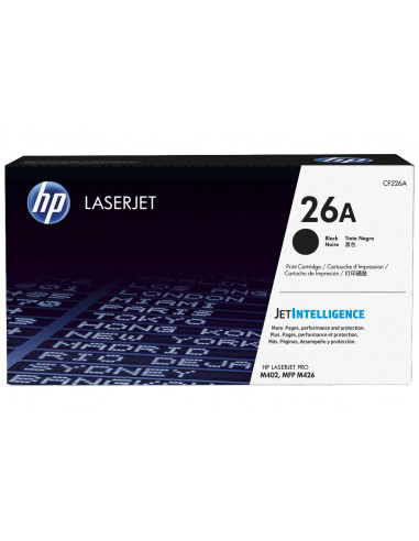 HP 26A BLACK LASERJET TONER CARTRID