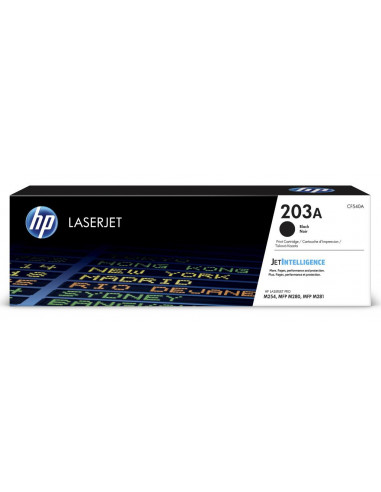HP 203A BLACK LASERJET TONER CARTRI