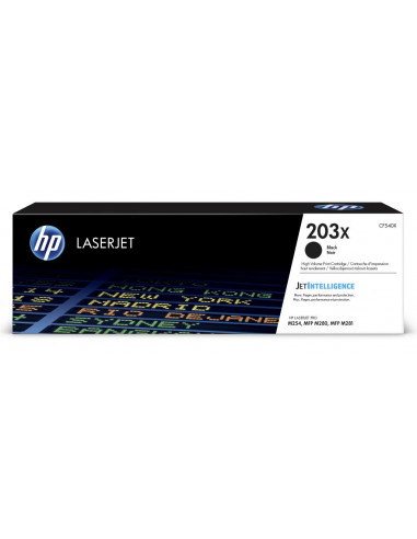 HP 203X BLACK LASERJET TONER CARTRI