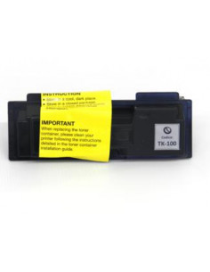  Toner Monocromatico 370PU5KW TK100 6.000 copie 
BLACK Confezione da 1 (Compatibile Kyocera Mita Cod. Originale 370PU5KW)