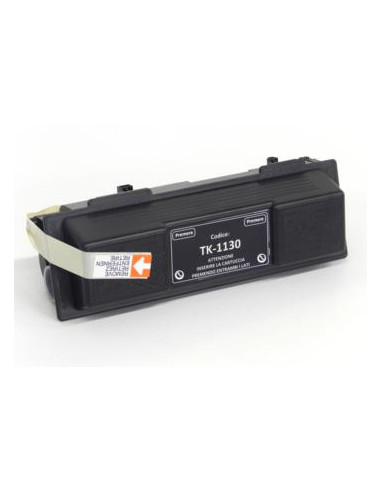  Toner Monocromatico 1T02MJ0NL0 TK1130 3.000 copie 
BLACK Confezione da 1 (Compatibile Kyocera Mita Cod. Originale 1T02MJ0NLC)