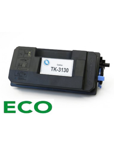 Toner Monocromatico 1T02LV0NL0  TK3130 25.000 copie 
BLACK Confezione da 1 (Compatibile Kyocera Mita Cod. Originale 1T02LV0NL0)