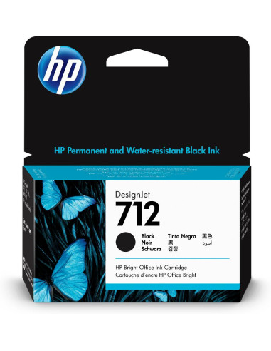 HP 712 38-ML BLACK DESIGNJET INK