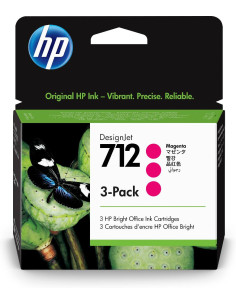 HP 712 3-PACK 29-ML MAGENTA DESIGN