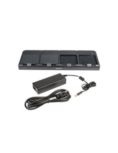 For recharging up to 4 batteries