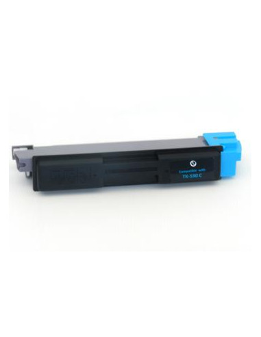  Toner a Colori 1T02KVCNL0 TK590C 5.000 copie 
CIANO Confezione da 1 (Compatibile Kyocera Mita Cod. Originale 1T02KVCNL0)