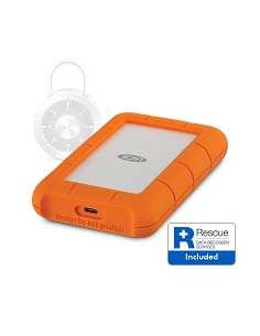 2TB LACIE PORTABLE HDD RUGGED USB-C