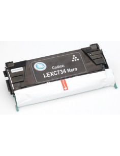  Toner a Colori C734A1KG C736H1KG 24B5807 8.000 copie 
BLACK Confezione da 1 (Compatibile Lexmark Cod. Originale 0C734A1KG)