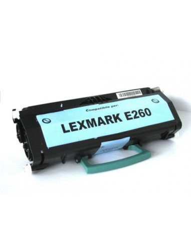  Toner Monocromatico E360H11E X463H11G E360H21 9.000 copie 
BLACK Confezione da 1 (Compatibile Lexmark Cod. Originale E260A21E)