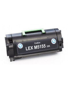  Toner Monocromatico 24B6015 35.000 copie 
BLACK Confezione da 1 (Compatibile Lexmark Cod. Originale 24B6015)