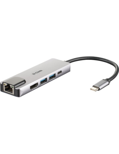 5-in-1 USB-C Hub HDMI Ethernet and