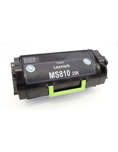  Toner Monocromatico 52D2H00 52D2000 25.000 copie 
BLACK Confezione da 1 (Compatibile Lexmark Cod. Originale 52D2H00)
