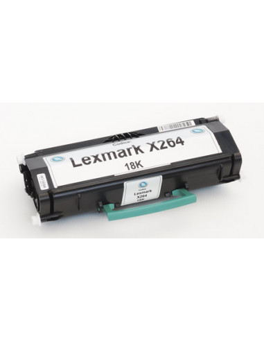  Toner Monocromatico X264H11G X264A11G-H31G 18.000 copie 
BLACK Confezione da 1 (Compatibile Lexmark Cod. Originale X264H31G)