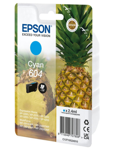 CARTUCCE INK ANANAS CYAN 604