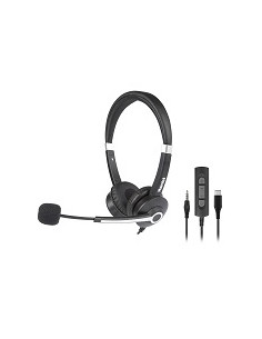 CUFFIA BUSINESS BI AURALE - USB-C E