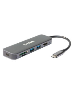 6-IN-1 USB-C HUB WITH HDMI CARD REA
