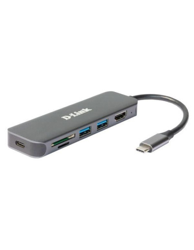 6-IN-1 USB-C HUB WITH HDMI CARD REA
