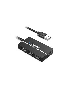 HUB USB 2 0 SLIM  A 4 PORTE AUTOALI