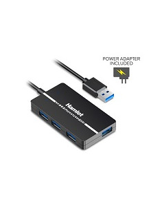 HUB USB 3 0 SLIM A 4 PORTE CON ALIM