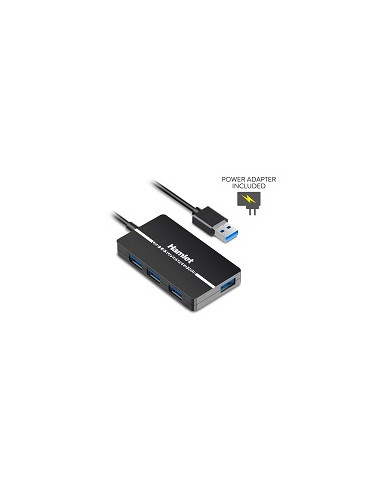 HUB USB 3 0 SLIM A 4 PORTE CON ALIM