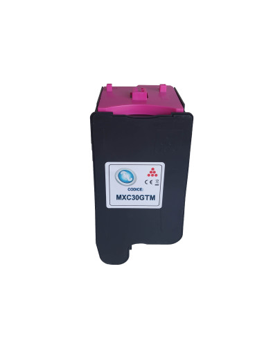  Toner a Colori MXC30GTM 6.000 copie 
MAGENTA Confezione da 1 (Compatibile Sharp Cod. Originale MXC30GTM)