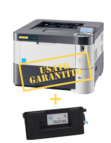 P-4531DN USATA con 100.000/200.000 copie e un toner omaggio da 12.500 copie