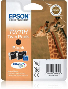   TWIN PACK T0711H  2CART NERO