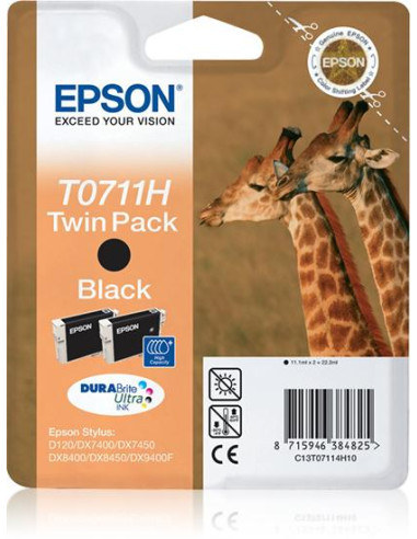   TWIN PACK T0711H  2CART NERO