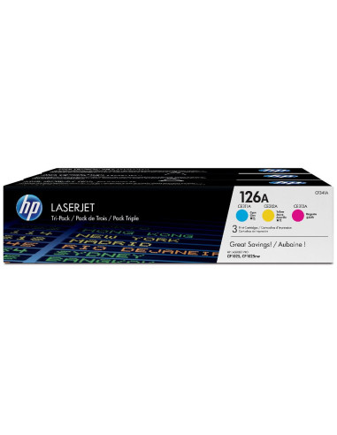 126A COLOR TRI-PACK LASERJET TONER