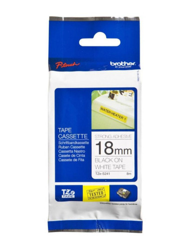 NASTRO 18MM NERA BIANCO ADES RESIS