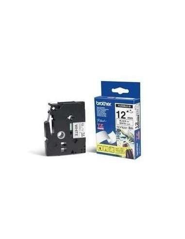 NASTRO TZ 12MM NERO BIANCO FLESS