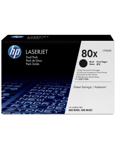 CONF 2  TONER NERO LASERJET 80X