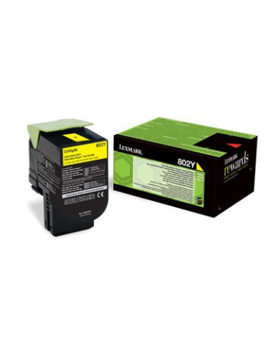 802Y TONER RETURN PROG GIALLO 1K
